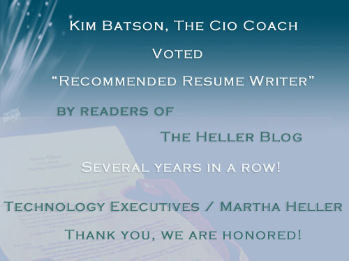 Kim Batson, The CIO Coach, Recommended Resume Writer